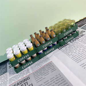 Douzaine Mini Artificiel pour Café Boissons Accessoires <span class=keywords><strong>de</strong></span> <span class=keywords><strong>Maison</strong></span> <span class=keywords><strong>de</strong></span> Poupée en Plastique pour DIY Scène Modèle Miniature Jouet Alimentaire - Product Image 4