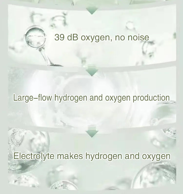 Generatore di acqua alcalina 225ml/300ml/450ml generatori elettrici idrogeno e ossigeno macchina per inalazione di idrogeno 2 in 1