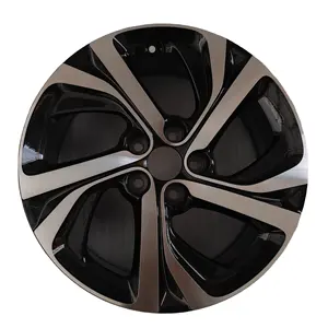 (5744) Hot selling 17 * 7.0 inches 5 * 108 black machined surface aluminum alloy wheels wholesale passenger car wheels
