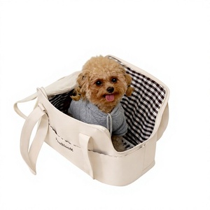 Transportín de Poliéster Blando para Mascotas (Gatos y Perros), Gran Capacidad, Diseño Cruzado de Mano, Cierre de Cremallera, Carga Máxima 20kg, Apto para Aerolíneas - Product Image 4
