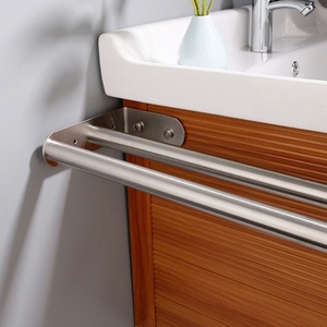 YOTO <span class=keywords><strong>Moderno</strong></span> Portasciugamani Doppio da Parete in Acciaio Inox 40cm, Tubo Circolare per Hotel, <span class=keywords><strong>Porta</strong></span> Carta Igienica, Accessori Bagno - Product Image 5