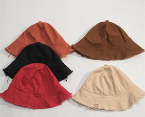 Chapeau Bob Personnalisé en Coton Uni Anti-UV pour l'Été – Idéal pour l'Extérieur, Quotidien, Mode, Filles, Mamans, Pêche, Décontracté, en Jean et Toile - Product Image 2