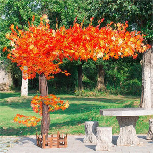 Platane artificielle de grande taille, résistante aux UV, avec des feuilles au toucher réaliste pour la décoration intérieure, extérieure, de la maison, de l'hôtel, du centre commercial, du paysage - Product Image 3