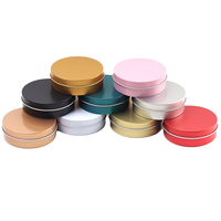Boîte en étain ronde personnalisée avec logo imprimé et couvercle transparent D95x35mm, emballage en métal pour biscuits, bonbons, thé, bijoux, cadeaux, vente en gros