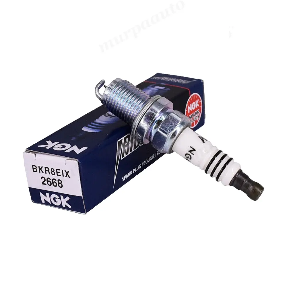 Bugi NGK Iridium Chính Hãng Chính Hãng 2668 BKR8EIX Sản Xuất Tại Nhật Bản Cho Xe Đua VW AUDI A4 A5 S5 MQB 2.0T 3.0T Phiên Bản Có Dây