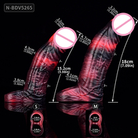 Magnifique manchon de pénis Fantasy avec sensation de toucher de la peau élargissement masculin Vibrate Bondage Cock Sleeve pour hommes