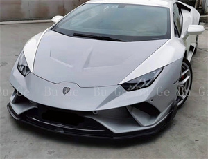 P-style pare-chocs avant et arrière jupes latérales de lèvre avant couvre kit de carrosserie de becquet arrière pour <span class=keywords><strong>Lamborghini</strong></span> LP610 580 tout en fibre de carbone - Product Image 5