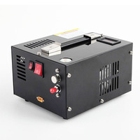 12V DC/110V AC 4500Psi compresseur d'air PCP Portable bobine horizontale convertisseur intégré/filtre eau-huile arrêt automatique sans huile-eau