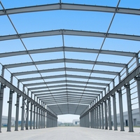 Atelier agricole préfabriqué en acier galvanisé 80x70m pour la transformation des produits agricoles en Tunisie