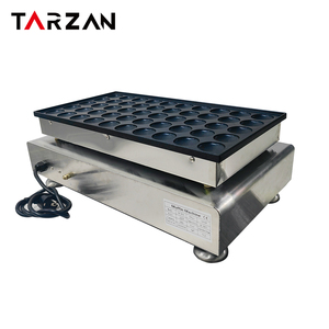 商用迷你松饼机50孔圆形华夫饼制作设备，带定时功能 - Product Image 3