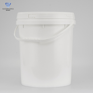 Cubo de Plástico Blanco Resistente de <span class=keywords><strong>25</strong></span> <span class=keywords><strong>Litros</strong></span> para Aplicaciones Comerciales y Domésticas - Product Image 3