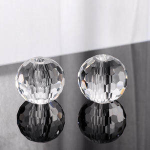 Esfera de vidro de cristal desmontada, esfera com furo para lâmpada de mesa MH-Q0213 - Product Image 1