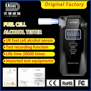 Factory fuel cell sensor breathalyzer professional alcohol tester accurate alcotest