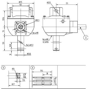 Ep Ep Oem Bibo Agricultural Gt40u Series 60hp Gearbox <b>for</b> <b>Post</b> Hole Digger 3 1 Agricultural Gt40u Series 60hp Gearbox <b>for</b> <b>Post</b> - Product Image 2