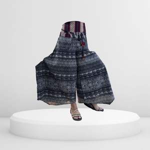 Pantalones inspirados en Naga Relax Fit, lona transpirable, cintura elástica, moda urbana versátil para ocio informal, servicio OEM disponible - Product Image 5