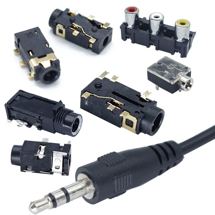 3,5 аудио разъем 7-контактный стерео 3 5 4 7 панели при помощи поршневого пальца из печатного монтажа ТРС Smt 6,35 6,35 мм 2,5 мм 3,5 мм телефон соединитель гнезда для наушников