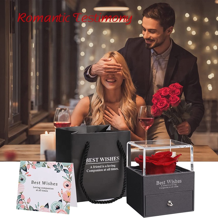 acrylic eternal rose