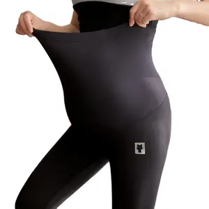 997# High Waist Female 3D Casual Skinny Pants Maternity Legging Yoga Belly Pregnancy Nursing Panties