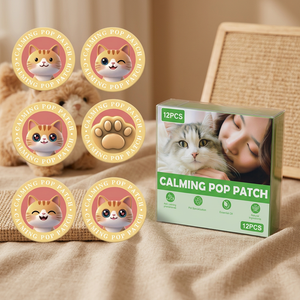 Autocollant apaisant OEM ODM Snap Bead personnalisé, 10 pièces, pour huiles essentielles, adhésif, aide apaisante pour animaux de compagnie en voyage et chez le vétérinaire, à peler et coller - Product Image 1