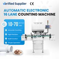 Machine de comptage et d'embouteillage entièrement automatique électronique à grande vitesse pour bonbons gélifiés et comprimés, marque SED, haute précision >99,5%, 10-80
