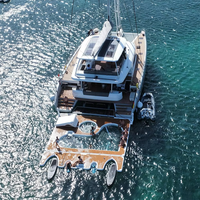 Nouvelle piscine gonflable flottante portable pour la mer et l'océan, avec filet anti-méduse