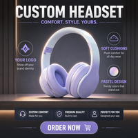 Casque Stéréo Sans Fil Pliable OEM ODM avec Affichage Numérique de la Batterie pour DJ et Sport