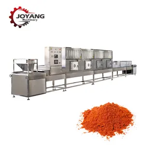 Continuous Automatic Turmeric Powder Microwave Sterilization Plant Red Chilli Powder Cumin Powder Sterilizer Machine