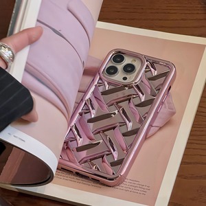 Custodie per telefoni cellulari con Design unico <span class=keywords><strong>oro</strong></span> di lusso alla moda per <span class=keywords><strong>iPhone</strong></span> 15 Pro Max <span class=keywords><strong>11</strong></span> 12 13 14 <span class=keywords><strong>Cover</strong></span> con motivo intrecciato - Product Image 3