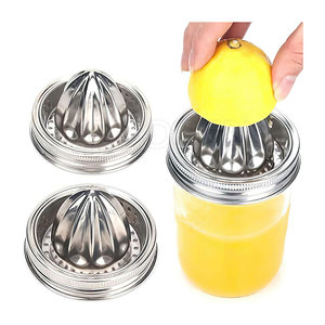 Thép Chất lượng cao của nhãn hiệu máy ép trái cây với Glass <span class=keywords><strong>Mason</strong></span> chum dễ dàng sử dụng tay ép cho thực phẩm tươi sống cho nhà bếp sử dụng trên bán với nắp - Product Image 5