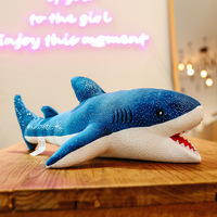 Vente chaude Kawaii Shark Doux En Peluche Oreiller En Peluche Animal De Mer Jouet pour Un Usage Domestique avec PP Coton Remplissage