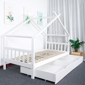 Nuovo Design 2024: <span class=keywords><strong>Letto</strong></span> a <span class=keywords><strong>Casetta</strong></span> Singolo in Legno <span class=keywords><strong>Montessori</strong></span> per Bambini a Prezzo All'Ingrosso - Product Image 3