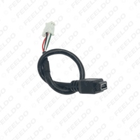 Câble d'entrée Audio de voiture, câble de données, Mini USB à 4 broches, adaptateur pour Nissan Ford, câble AUX USB