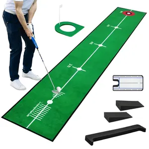 Putting Mat Practice Custom Training Aid Design Golf Putting Mat Logo Practice Carpets For Indoor