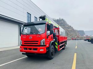 משאית תלת-טבעת אשפה רכוב רכוב העגור 4*2 8 טון טלסקופי בום משאית הרמת משקל - Product Image 3