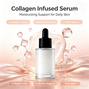 Sérum Visage au Collagène Véritable, Céramide Hydratant, Collagène Hydrolysé, Acide Hyaluronique, Sans Cruauté Animale, Sans Parfum, ODM, Soins Coréens - Product Image 3