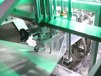 Machine d'emballage horizontale HFFS automatique pour sachets Doypack en plastique avec fermeture éclair, pour le remplissage de 10 à 3000 g de café ou de protéines en poudre