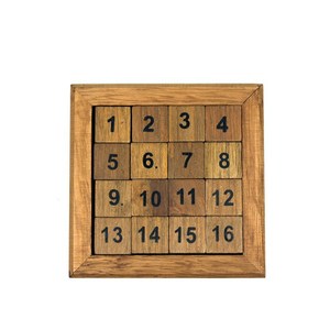 Blocs de construction en bois d'intelligence éducative précoce personnalisés Hua Rong route Sudoku jeu de <span class=keywords><strong>mots</strong></span> croisés en bois apprentissage Puzzle jouets - Product Image 2