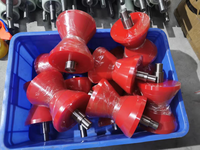 Nucleo in acciaio metallico in poliuretano per chiavetta in poliuretano guida ruota motrice per macchina sigillante per giunti ad aria calda