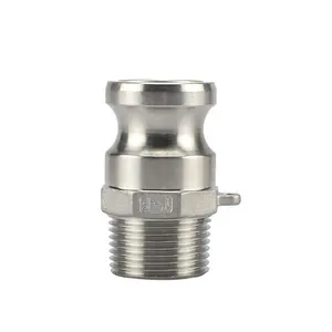 3/4" Type F 316&304 stainless steel camlock coupling adapter fittings thread quick coupling