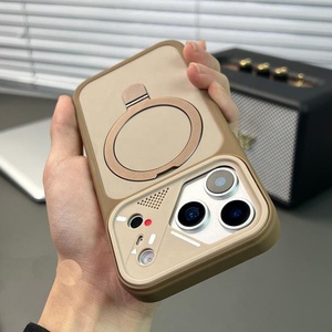 Nueva Funda Magnética <span class=keywords><strong>Oficial</strong></span> para <span class=keywords><strong>iPhone</strong></span> 17 11 12 13 14 15 16 Pro Max Air 15 16 14 Plus, Protector de Metal con Soporte 360° - Product Image 5