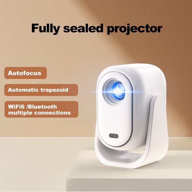 Projector LCD LED 1080P HD Portable Mini LED Video Android 12.0 Projector B15 Home Theater Smart WIFI BT Projector