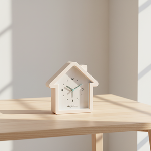 Orologio da Tavolo al Quarzo in Plastica, Design Contemporaneo Semplice, con Sveglia e Display a Singola Faccia, Adatto per Soggiorno, Logo Personalizzabile - Product Image 5