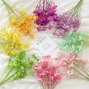 Flores Artificiales de Gypsophila de Alta Calidad, Tacto <span class=keywords><strong>Real</strong></span>, Blancas y Rosas, <span class=keywords><strong>Tamaño</strong></span> Grande, Suaves, Decoración con Flores de Baby Breath Artificiales - Product Image 5