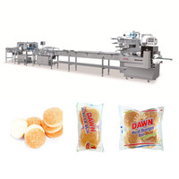 Machine d'emballage automatique pour aliments, en plastique, pour boulangerie et pain, livraison gratuite