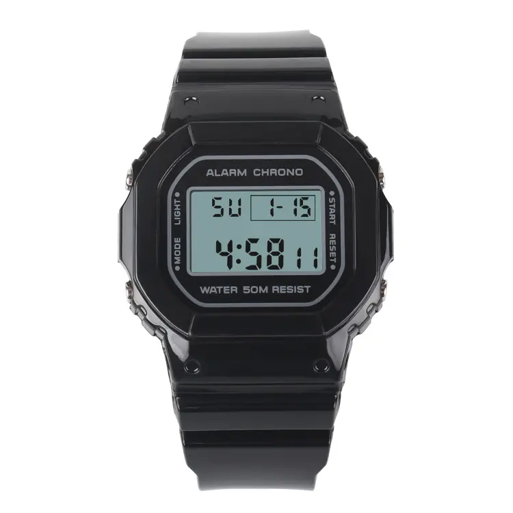 wrist luxury simple large face vintage male sport waterproof hand digital watches for men