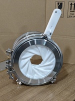 Valve Iris de traversée CRS pour salle blanche, passage scellé pour câbles, tuyaux et conteneurs entre environnements contrôlés