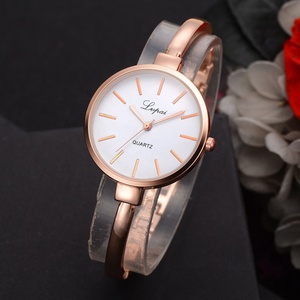 Montre à échelle exquise, ensemble de bracelets en chaîne, lvpai, simple, compact, en alliage, cadeau pour femmes - Product Image 5