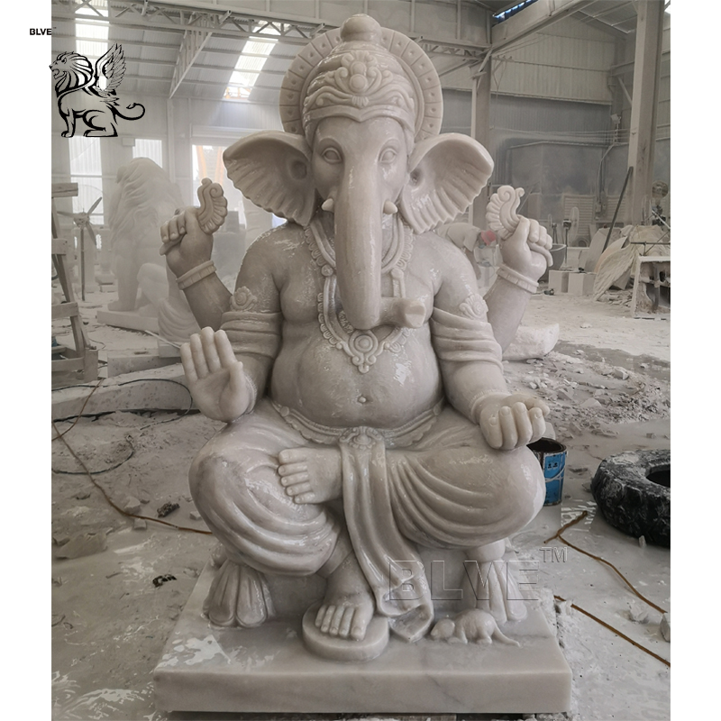 Una Statua Di Ganesh Chaturthi Uno Del Santo Divinità Nell'Induismo