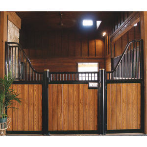 Panneaux d'écurie pour chevaux <span class=keywords><strong>de</strong></span> qualité supérieure, design bas, stalles modulaires préfabriqués en acier, longue durée <span class=keywords><strong>de</strong></span> vie, faible entretien, solution d'écurie - Product Image 5