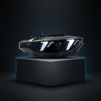 Phares LED de style G80 pour BMW Série 3 F30 F35 2013-2018, avec feux de jour verticaux et clignotants séquentiels